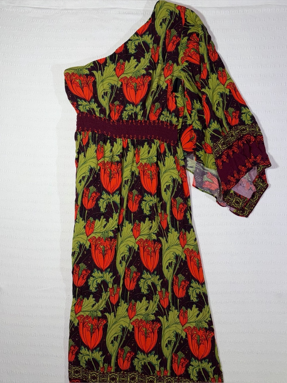 Free People Pardon My French Maxi Dress Size M Tropical Vacation MSRP $228 - Picture 5 of 11
